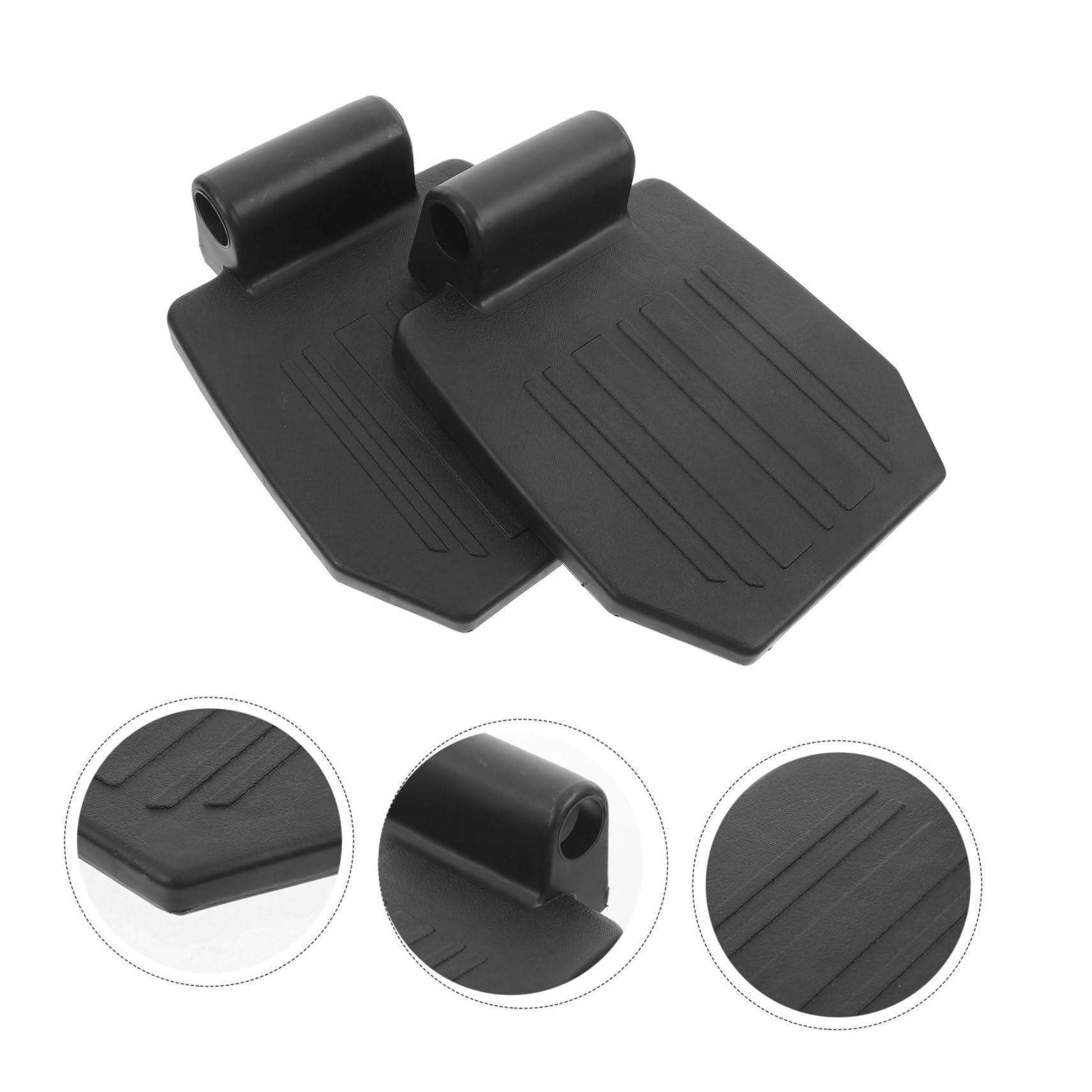 BCOATH Universal Wheelchair Footrest 2pcs Replacement Footrests for Wheelchair Easy Installation