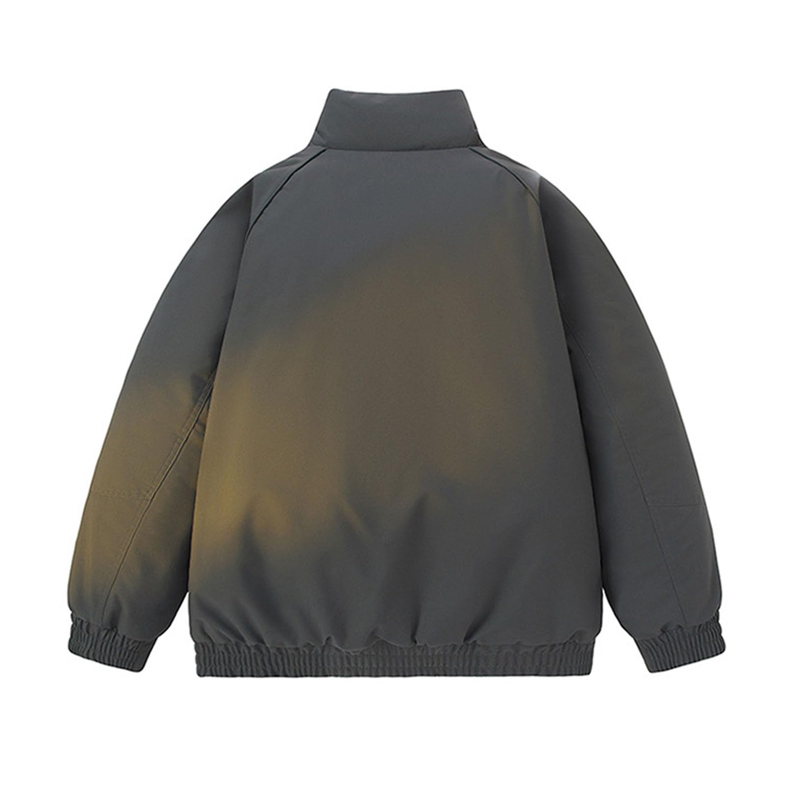 Chaqueta para hombre con cremallera y chaqueta deportiva para hombre Slim abrigo de invierno acolchado con cuello alto, cálido y aislante térmico a prueba de viento y cómodo ideal para clima frío