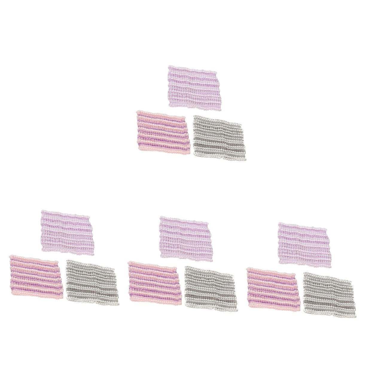 Ipetboom 12piezas Diademas De Maquillaje De Malla Para y Lavado Facial Accesorios De Belleza Suaves y Cómodos Diseños De Moda Color Aleatorio