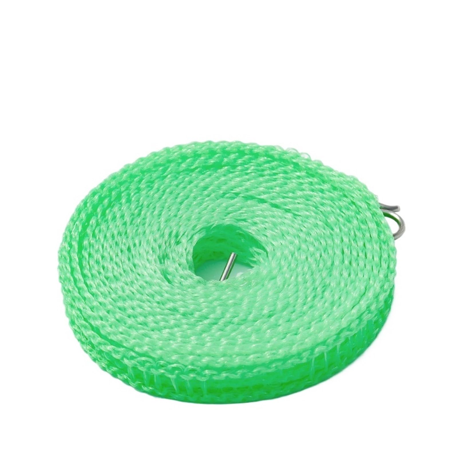 Portable Clotheslines Windproof Nylon Clothes Line Rope Fence-Type Clothesline Drying Quilt Rope Clothesline Outdoor(Green,10 Meters)
