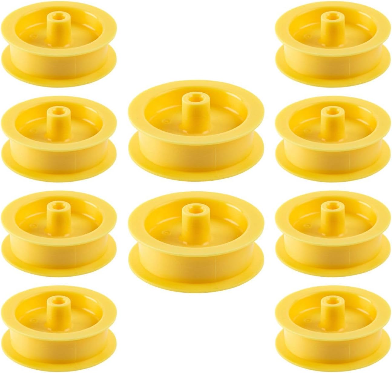 Replacement Part for WE12X83 Pulley Idler Compatible for GE, Replaces With WE12M8 10-PACK Multi-Purpose Appliance Repair Replacement Part Performance Restoration Maintenance Component KL0007