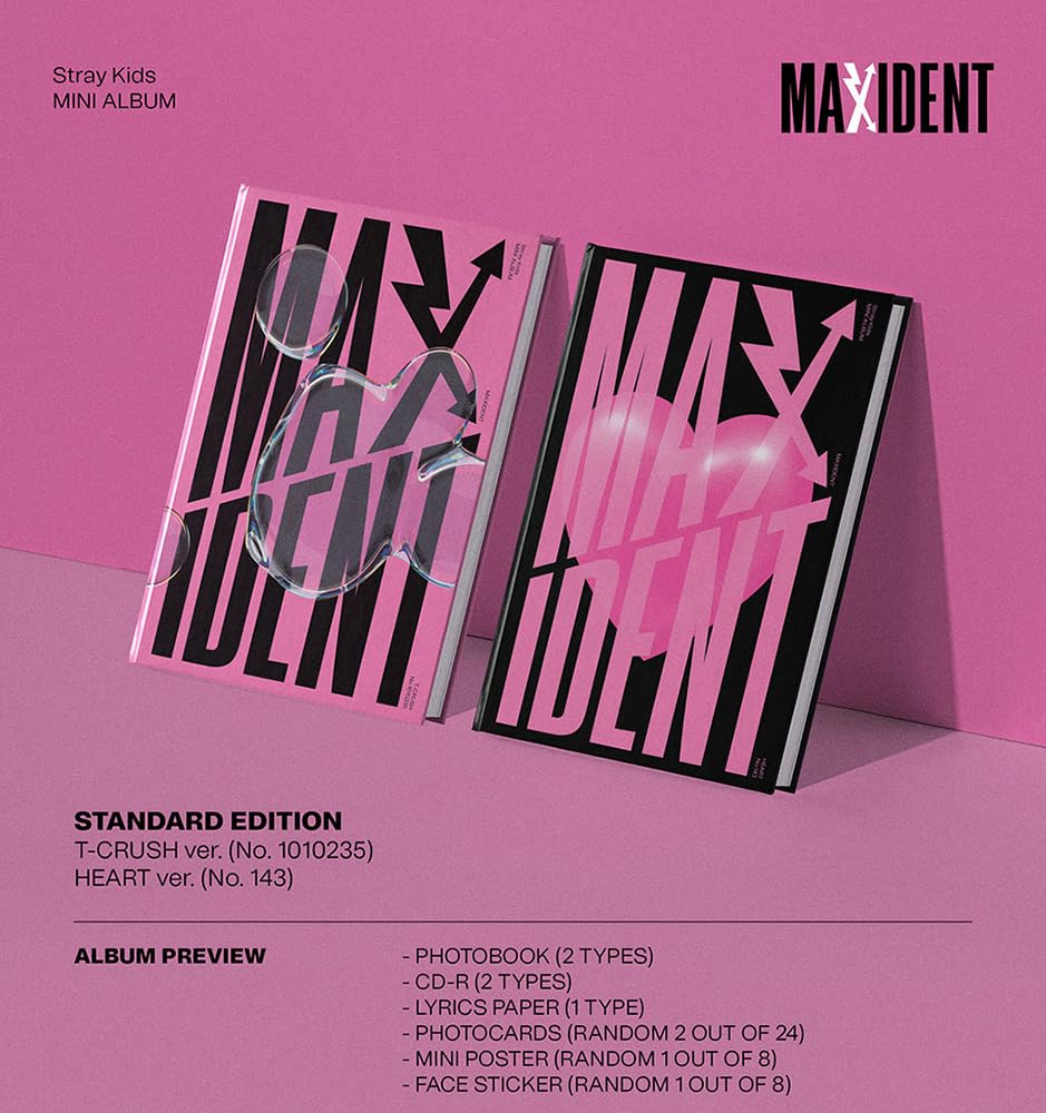 STRAYKIDS SKZ - 7TH MINI ALBUM MAXI DENT, [HEART VERSION]