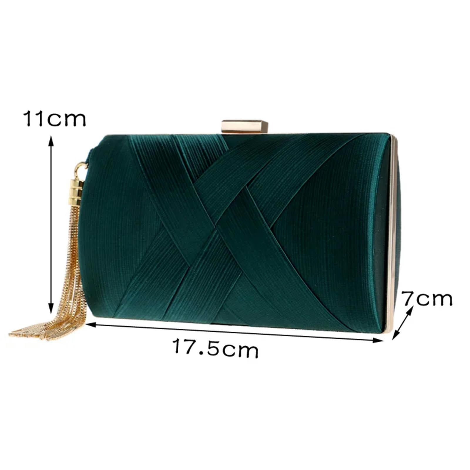 Clutch-Tasche Frauen Abendtaschen Quasten Damen Clutch -Geldbörse Schulterkette Hochzeitsfeier Handtaschen Taschen Taschen