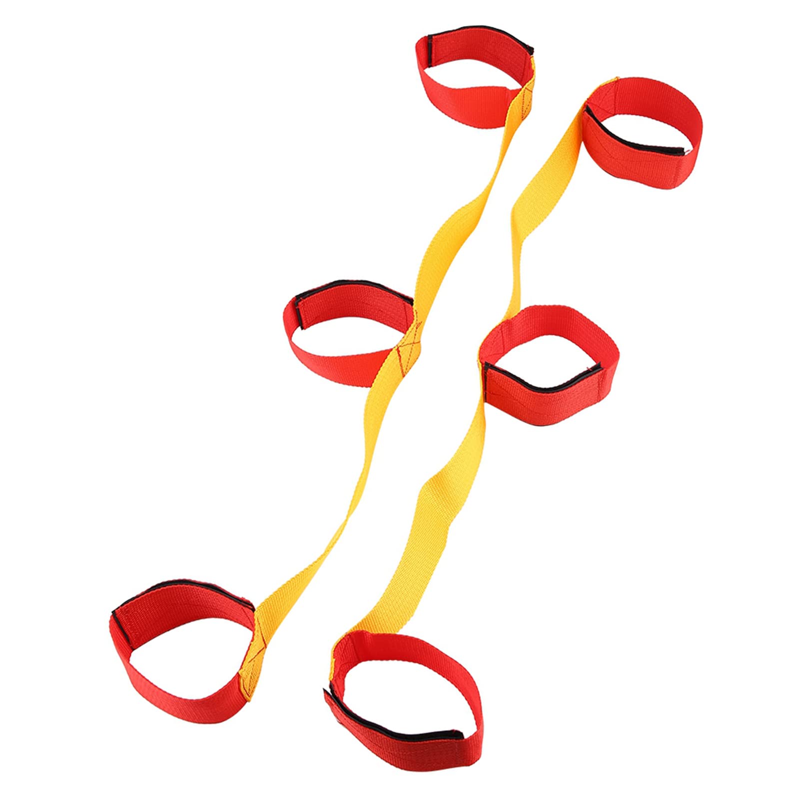 Circle Running Rope Team Fastening Tape Teamwork Sports Running Rush Game Interactive Lawn Game (Regular version for 3 people)