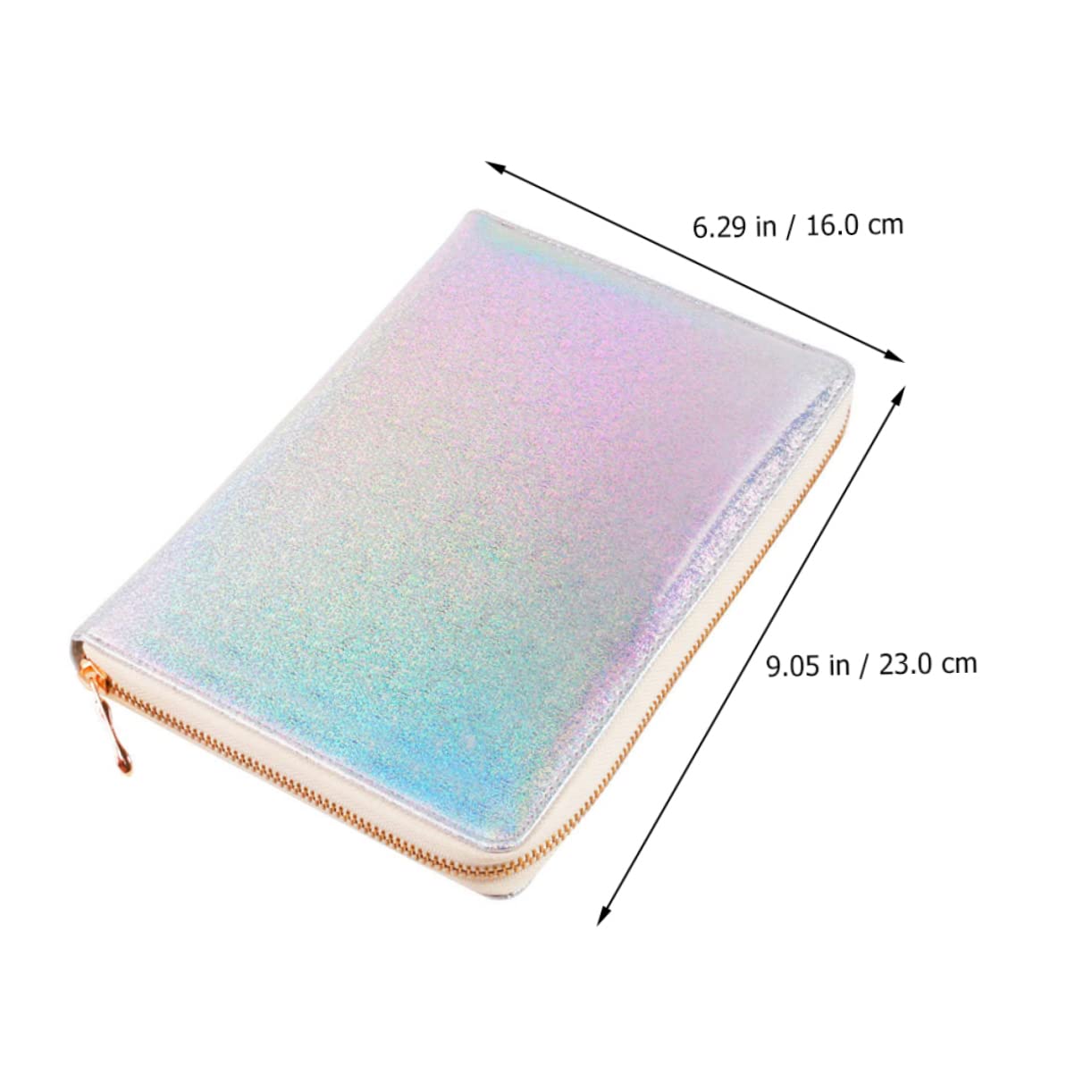minkissy 1Pc Nail Art Stencil Card Holder Nail Stamp Nail Resto Stand Nail Art Stamp Card Binder Stamping Plate Case Template Holder Case Alloy Storage Bag For Nail Template Cards Bolsa