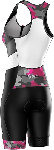 Miniatura 46 de SLS3 Trajes de triatlón para mujer - Traje de triatlón de una pieza para mujer - Traje de triatlón profesional para mujer - Trisuit premium