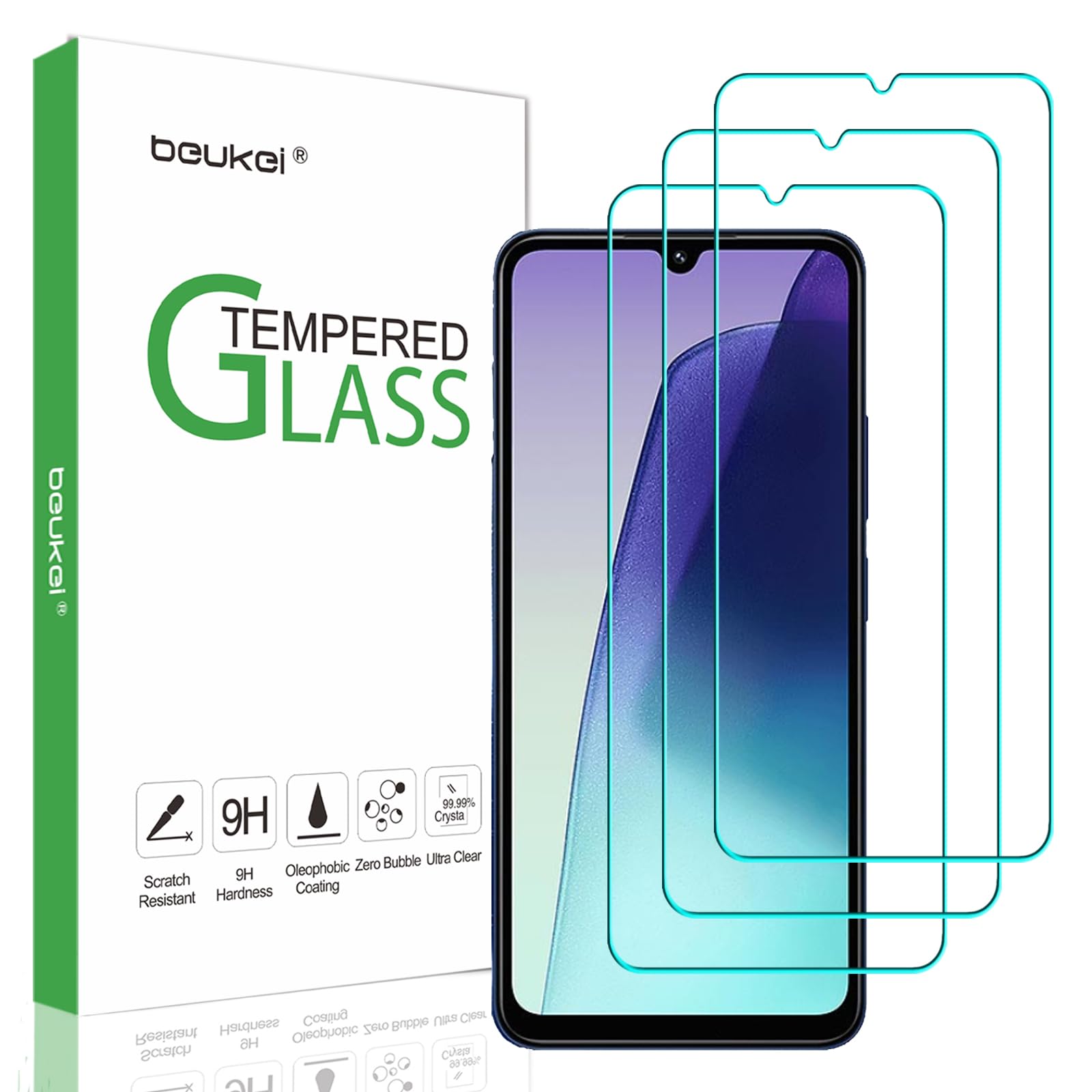 Amazon.com: beukei (3 Pack) Designed for Xiaomi Redmi 14C / Redmi