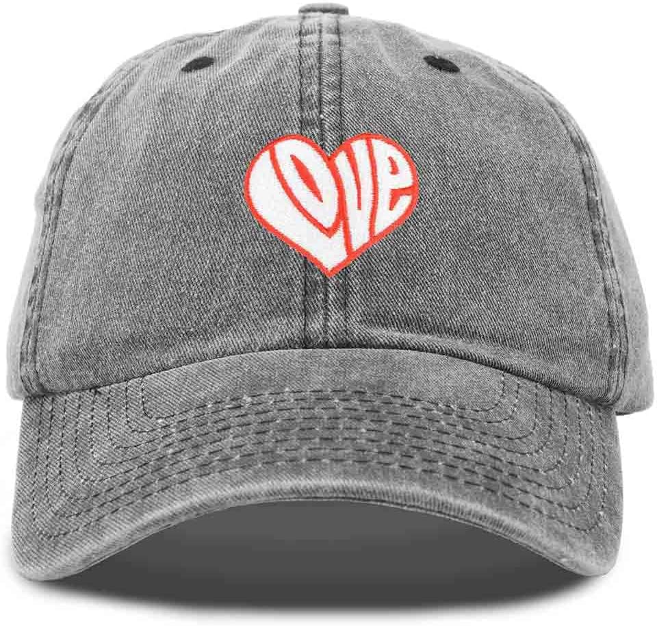 DALIX Love Heart Embroidered Dad Cap Cotton Baseball Ethiopia Ubuy