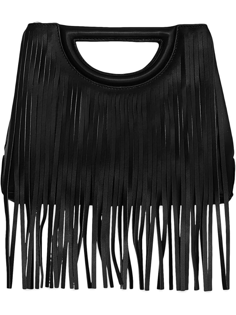 Black Rebecca Minkoff Fringe Handheld Xbody