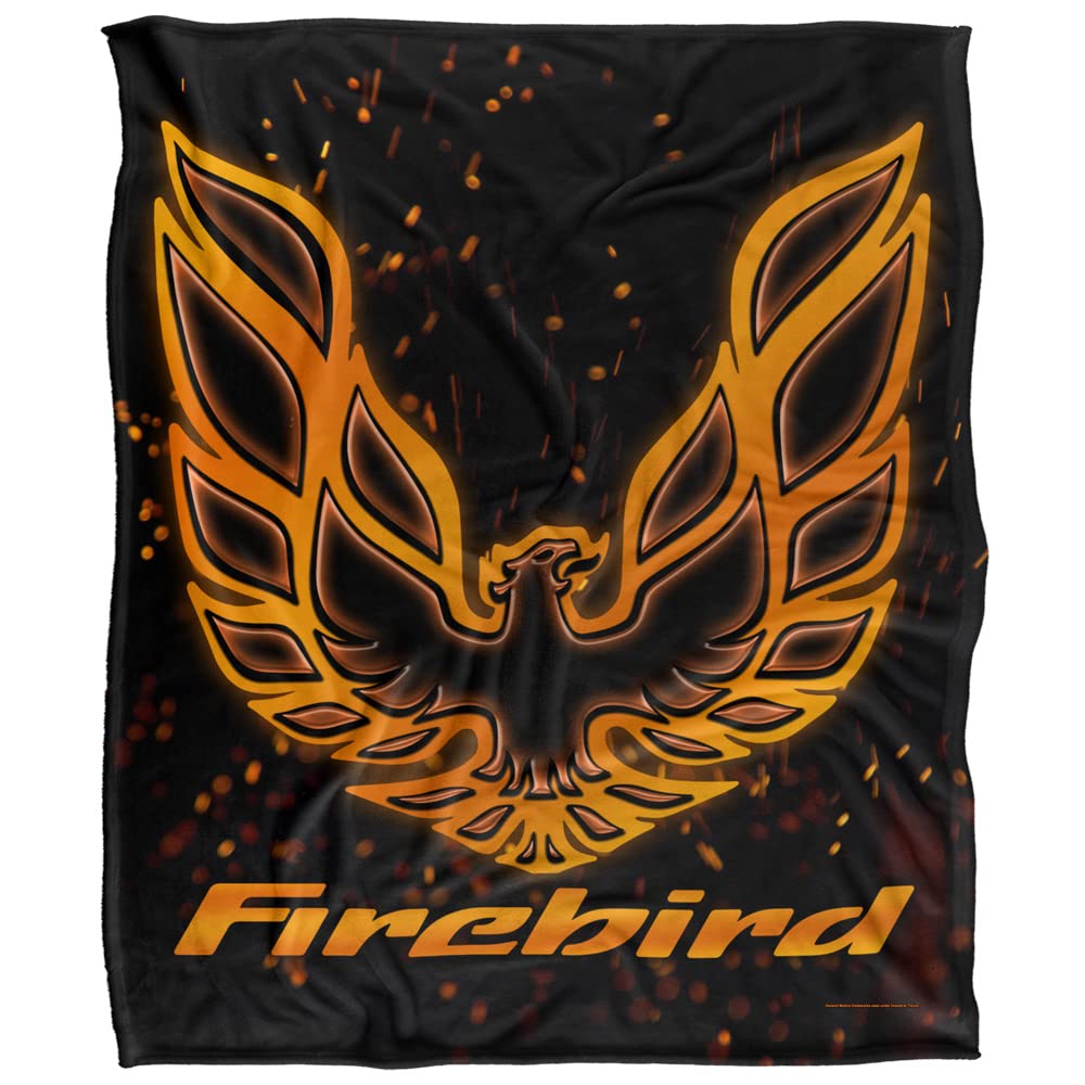 LOGOVISION Pontiac Firebird Eagle Logo Coperta super morbida al tatto setoso – 152 x 127 cm