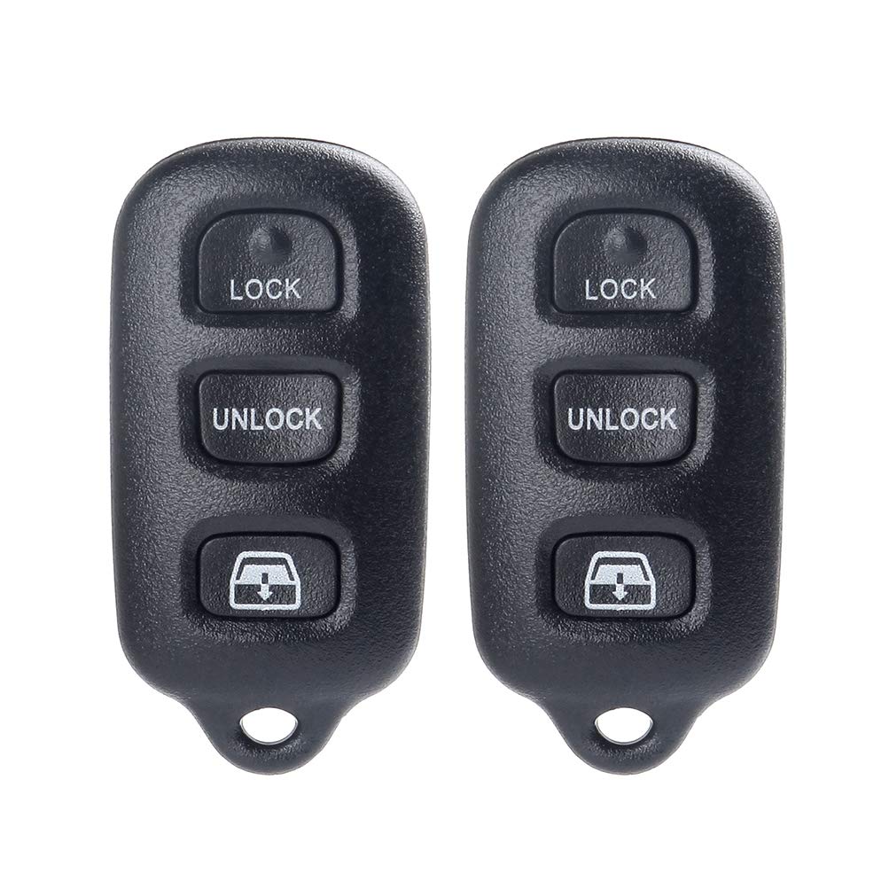 OCPTY 2 X Flip Key Entry Remote Control Key Fob Transmitter Replacement for Toyota 4Runner Sequoia HYQ1512P 4 Buttons 314.4Mhz