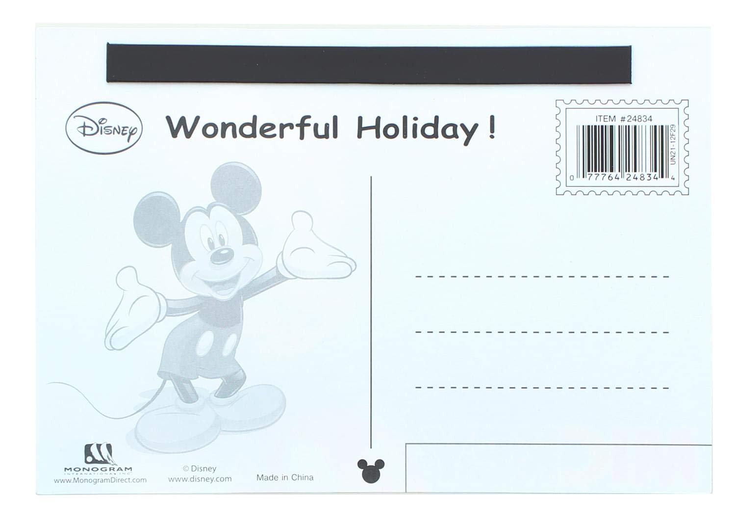 Amazon.com: Disney Mickey Mouse Florida 3D Motion Picture Card