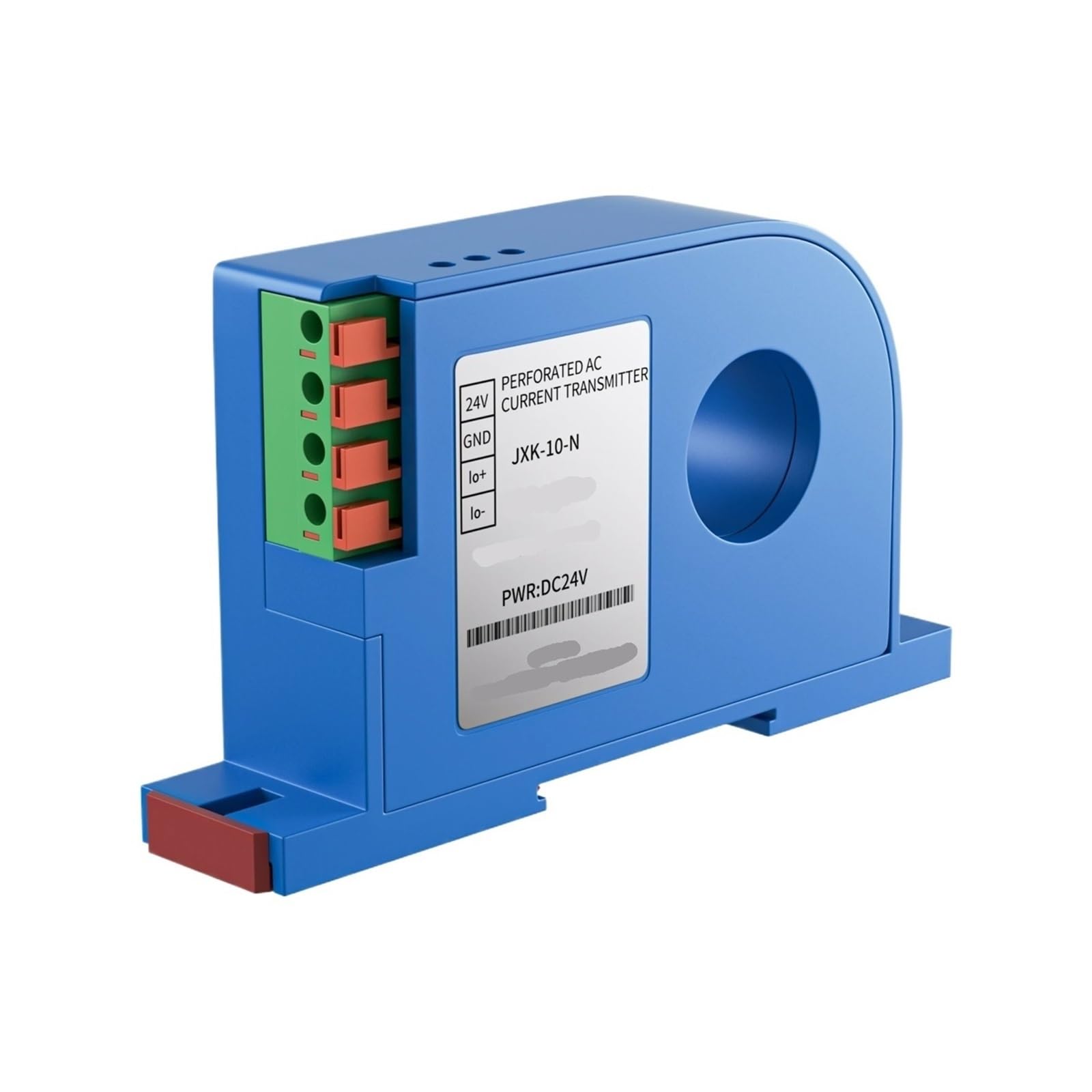 AC Current Transmitter 4-20mA RS485 Hole Diameter 20mm DC24V DC Transducer 0-10V 0-5V 0-100A 0-200A Sensor(AC 0-20A,Output Relay NO NC)