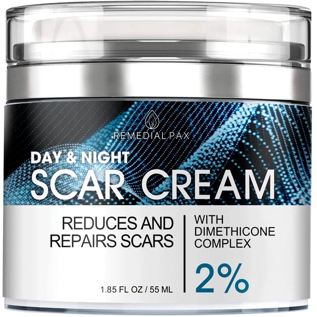 Scar Removal Cream for Women and Men - Rapid Repair of New Old Scars, Acne Spots, Burns All Natural Treatment with Vitamin E, Alanine, Collagen