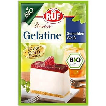 RUF Bio Gelatine gemahlen weiß vom Schwein aus zertifiziert ...