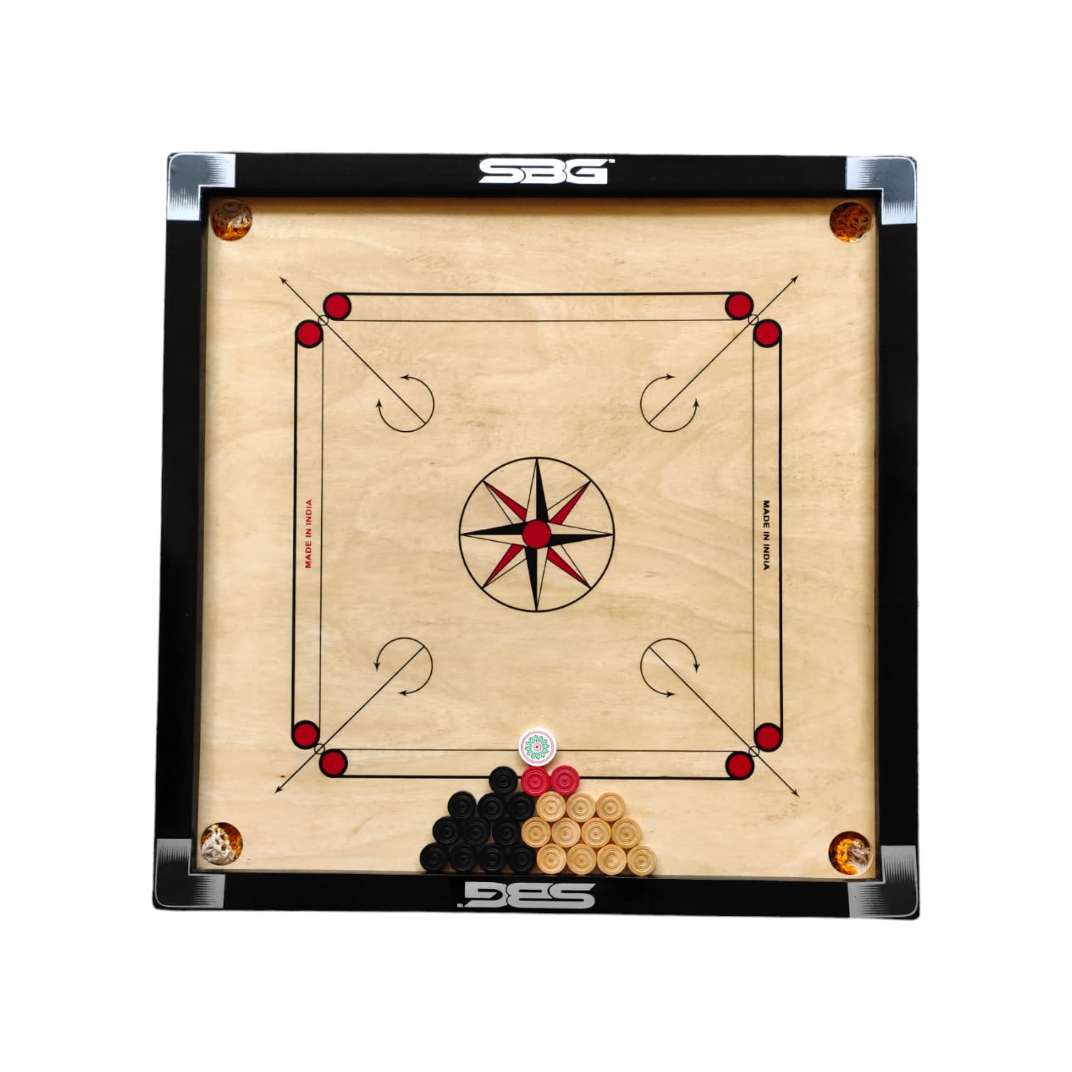 See full amazon price history chart for SBG Carrom Board for Adults and Teens 32 inch, Full Size Carrom, Smooth and Glossy Carrom Board with 4 mm ply and 1.5 inch Borders, Comes with Wooden Carrom Coins, Carrom Striker and Carrom Powder SBG Carrom Board for Adults and Teens 32 inch, Full Size Carrom, Smooth and Glossy Carrom Board with 4 mm ply and 1.5 inch Borders, Comes with Wooden Carrom Coins, Carrom Striker and Carrom Powder (B0D9DQD319) Amazon Price History, Amazon Price Tracker