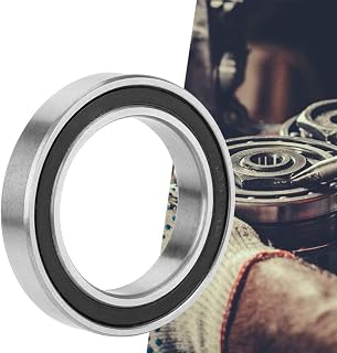 Deep Groove Ball Bearing Double Rubber Shield 6802RS 15mm x 24mm x 5mm Steel Bearings (Pack of 10)