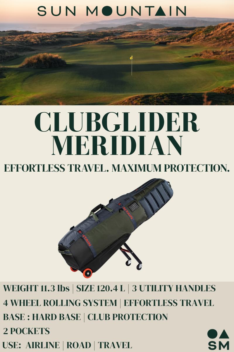 Sun Mountain Golf ClubGlider Meridian Club Cover Borsa da viaggio