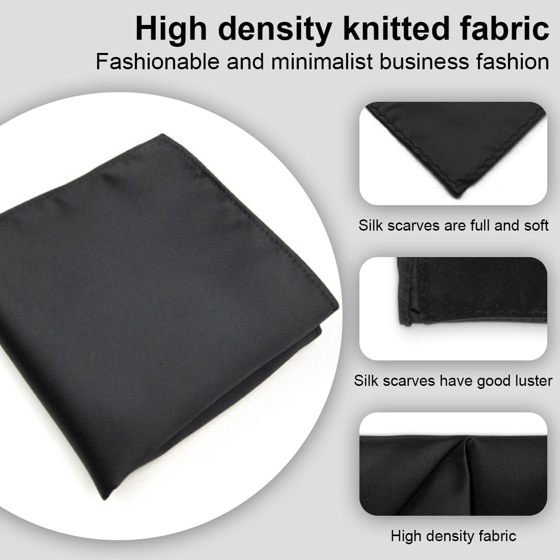 Fazzoletti Da Taschino Eleganti Per Uomo - Set 12 Colori Per Cerimonie E Occasioni Formali - Foto 2