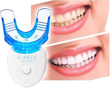 Glamza Hello Smile LED Laser Light Mouthguard for Teeth Whitening1 Units