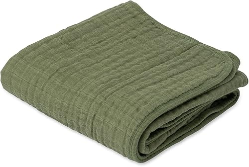 Vista 69 de Little Unicorn - Colcha de algodón original de muselina extrasuave de varias capas, para bebés y niños pequeños (planetas)