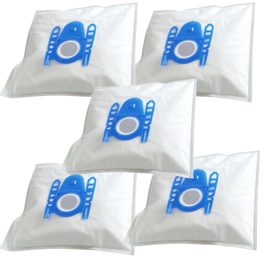 FIND A SPARE 5 Pack Microfibre Hepa Poly Dust Bags For Bosch Megaair Super Tex Type G ALL Siemens Vacuum Cleaner Alternative to 17000940