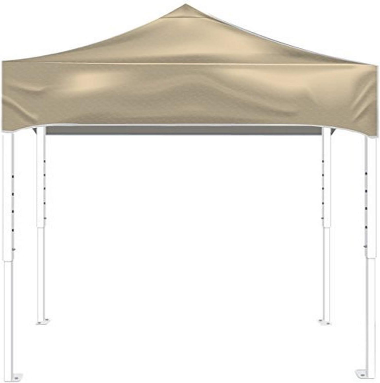 PS64C Party Shade Steel Frame Indoor/Outdoor Portable Canopy, 8 by 8-Feet, Cream