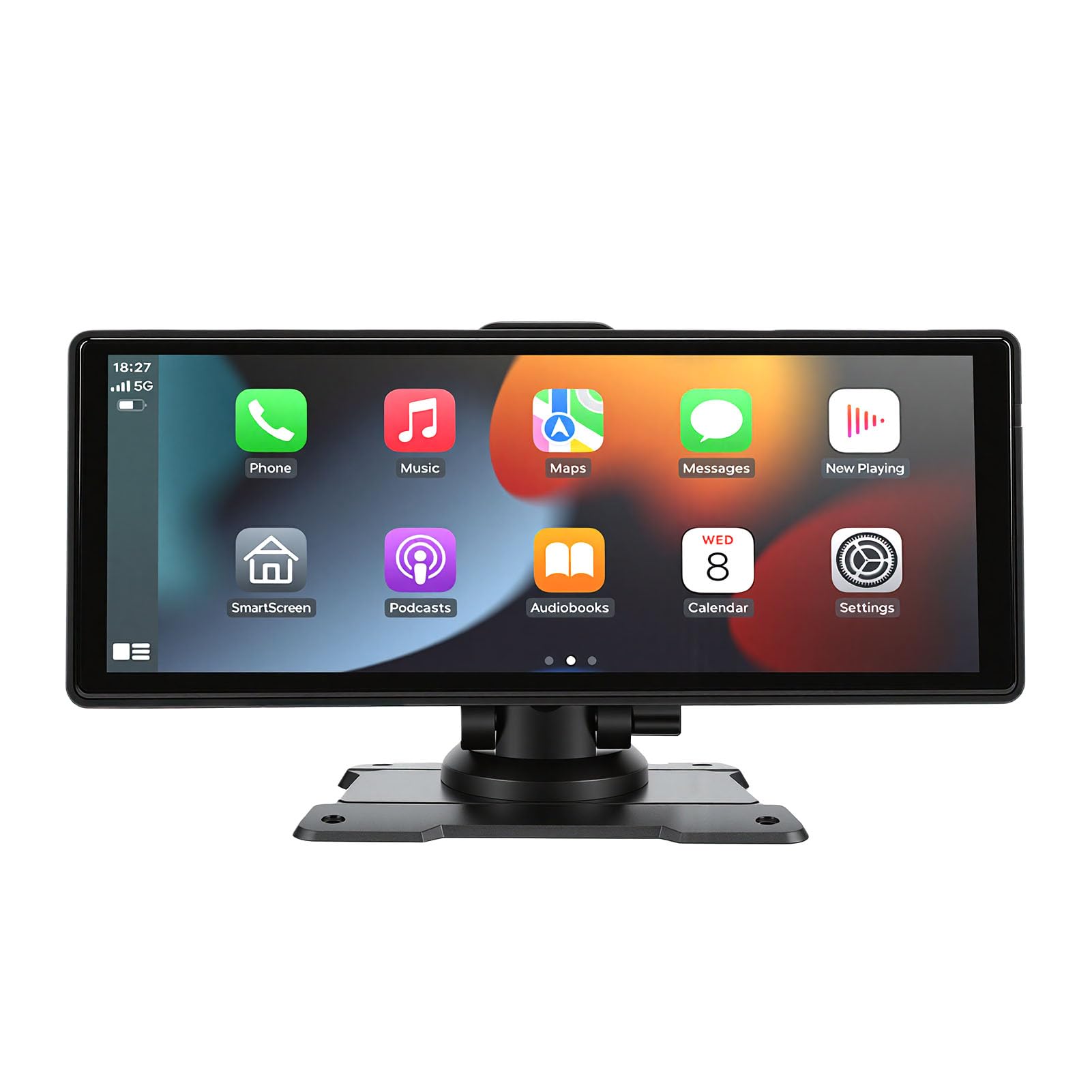 Autoradio Touchscreen da 10,26 Pollici con Trasmettitore FM Bluetooth CarPlay Auto per CarPlay Wireless Auto e Telecamera di Backup Dash Cam 1080P An