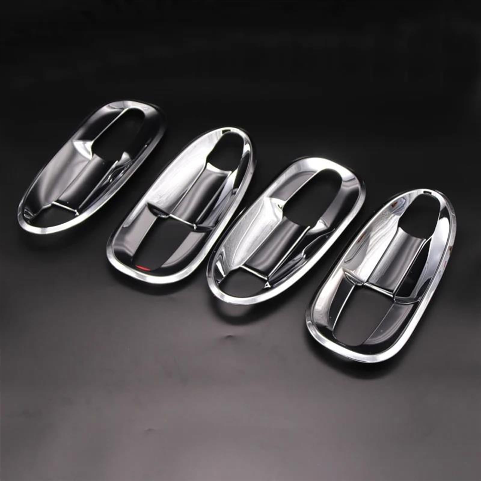 KJHOPY Car Exterior Door Handle Bowl Trim Cover Frame for Benz for Vito EQV for Metris for Valente V-Class W447 23-24 V250 Exterior Door Handle