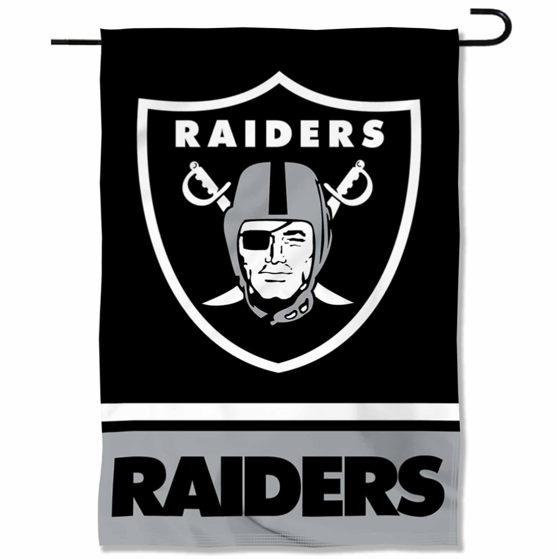 Las Vegas Raiders Double Sided Garden Flag