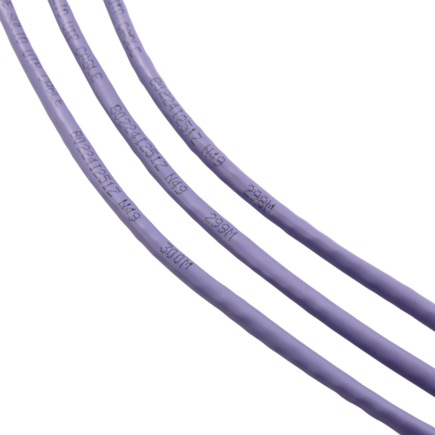 Elecom LD-CT2/PU300/RS CAT5e LAN Cable, 300m (300m), RoHS Compliant, Purple