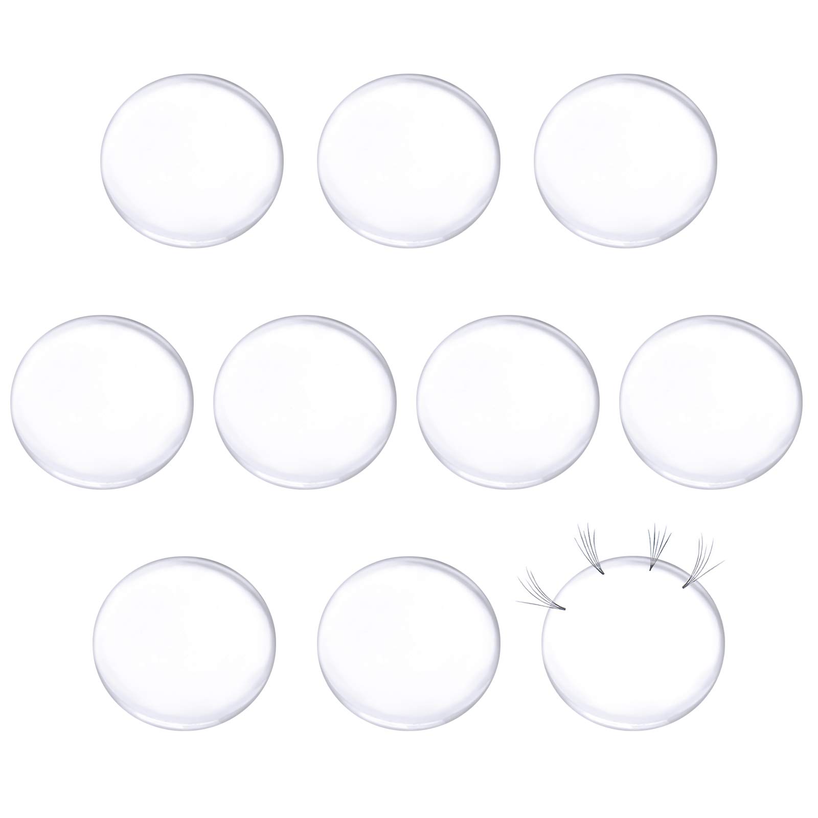 Silikon-Wimpernpad Für Verlängerungen - Wiederverwendbar, 4 Stück, Rosa
