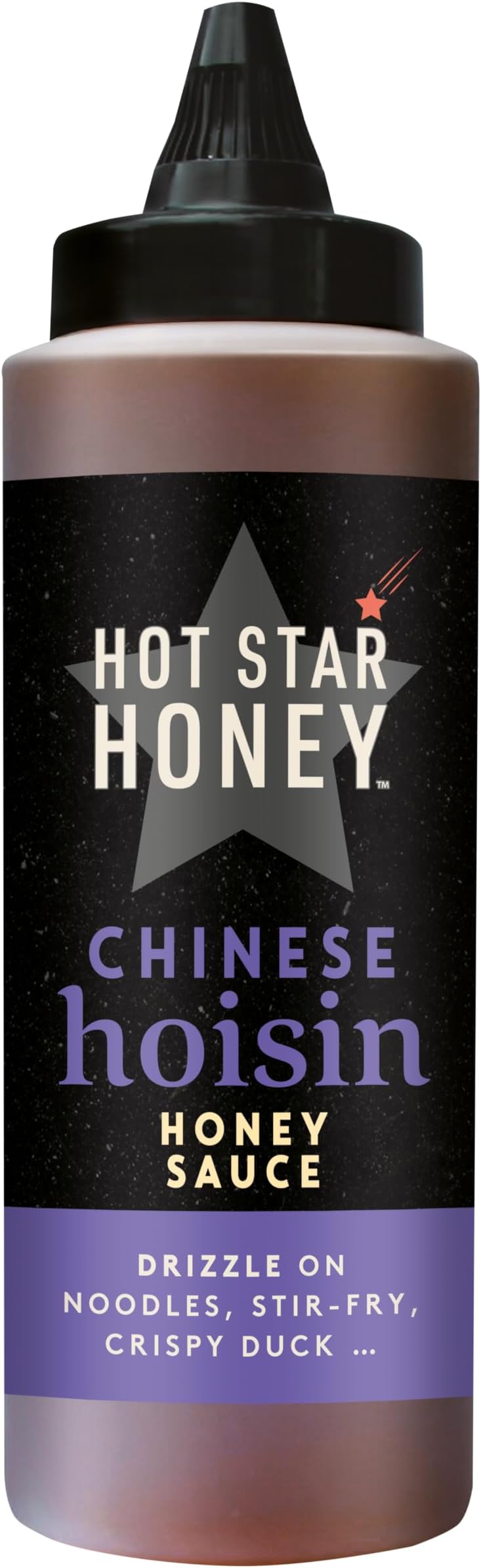 Hot Star HoneyChinese Hoisin Honey Sauce - SWEET HONEY SAUCE WITH PEANUT AND SOY - DRIZZLE ON NOODLES, STIR-FRY, CRISPY DUCK - 320g