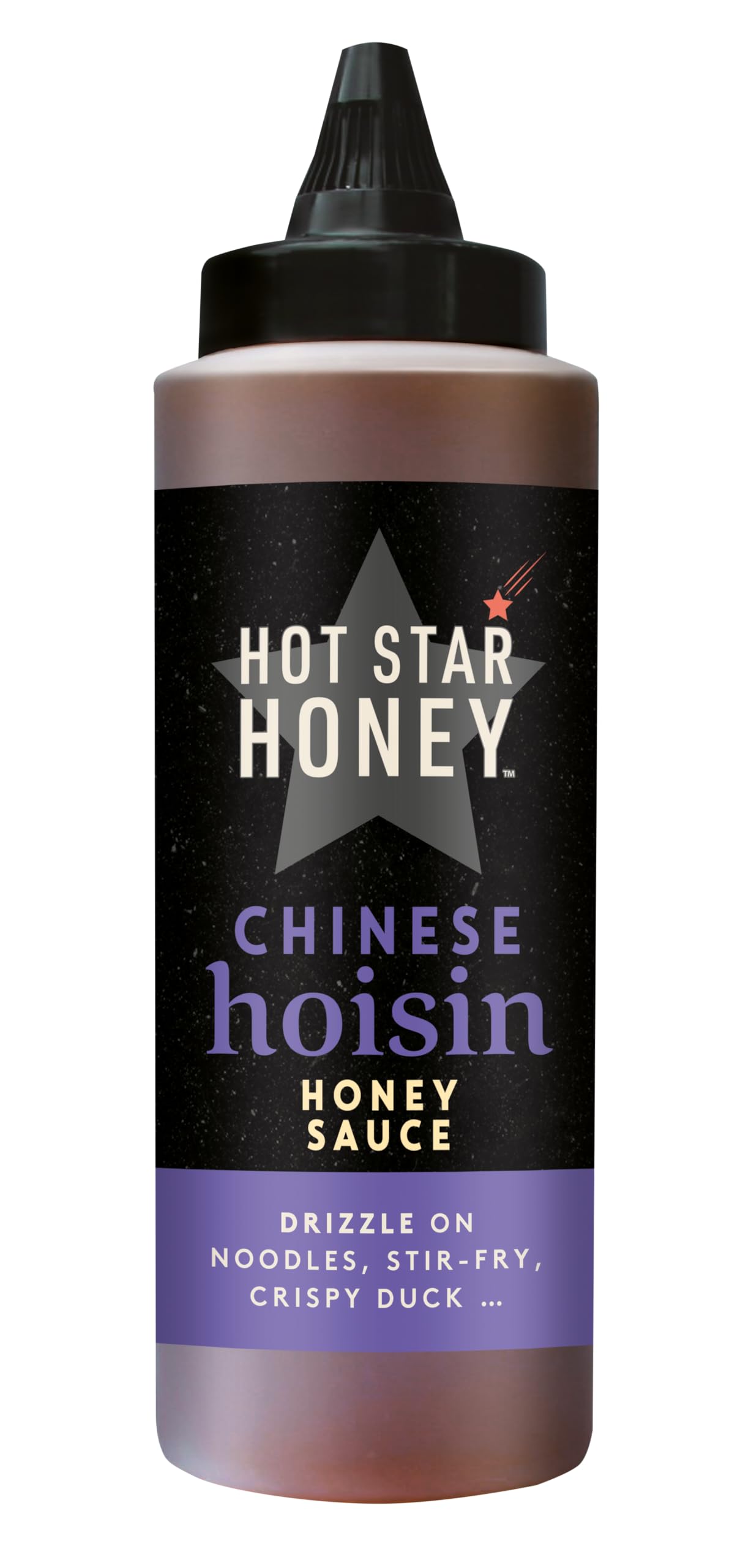 Hot Star HoneyChinese Hoisin Honey Sauce - SWEET HONEY SAUCE WITH PEANUT AND SOY - DRIZZLE ON NOODLES, STIR-FRY, CRISPY DUCK - 320g