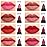 evpct 8Pcs Nude Pink Beige Ruby Rose Red Brown Mauve Matte Lipstick and Lip Crayon Lip Liner Pencil Pen Set for Women labial labiales mate magicos 24 horas originales pintalabios permanente 24 horas