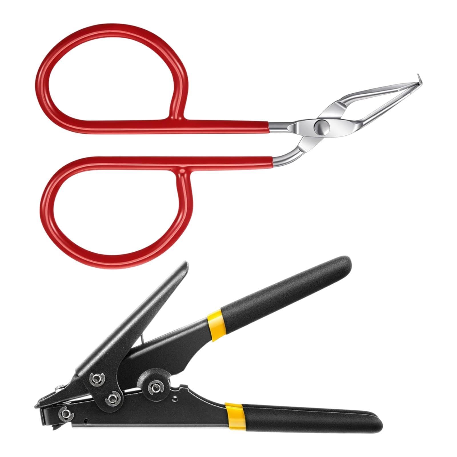 Oshhni 2 pièces Cable Tie ouvre-zip Tie à croix réutilisable Réutilisables