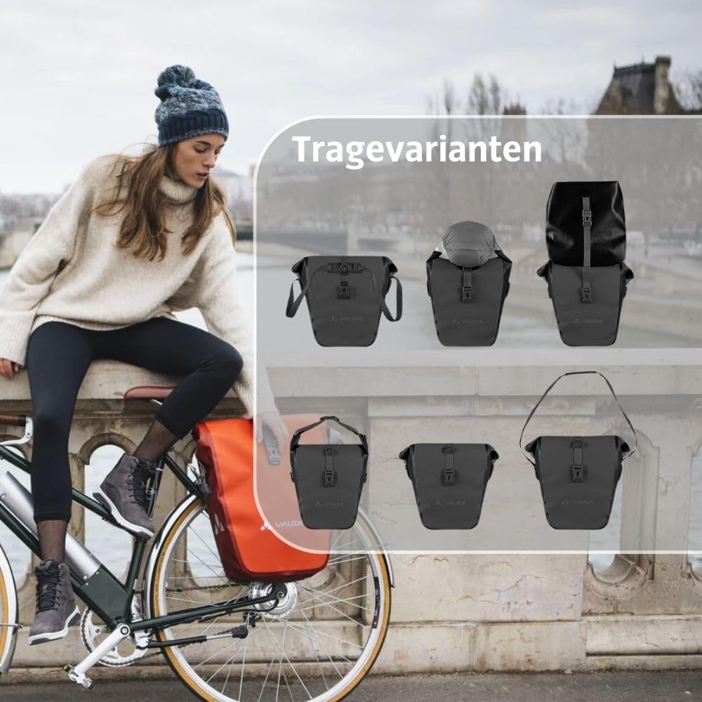 VAUDE ファウデ　アクアフロントリアパニエバイクバッグ - 2個セット Amazon.co.jp: VAUDEアクアフロントリアパニエバイクバッグ - 2