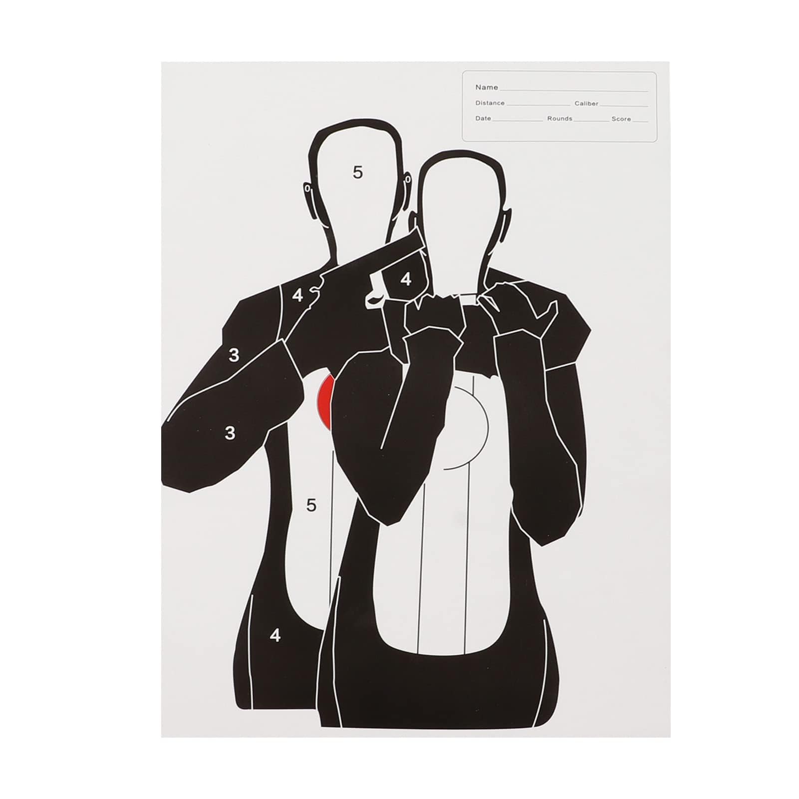 Photo 1 of 10 Pack Paper, Copper Sheet Pattern Sheets for Tactical Training & Archery Practice (45x32cm)