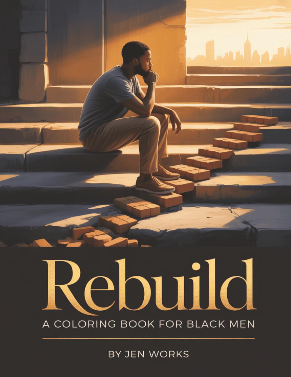 REBUILD: A Mindful Coloring Book for Black Men to Refocus and Start Again