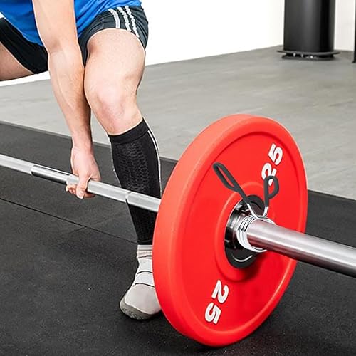 Miniatura 7 de Marcy Olympic 2-Inch & Standard 1-Inch Barbell Spring Clip Collar Pair  Secure Weight Clamps for Safe Weightlifting, Powerlifting & Strength Training