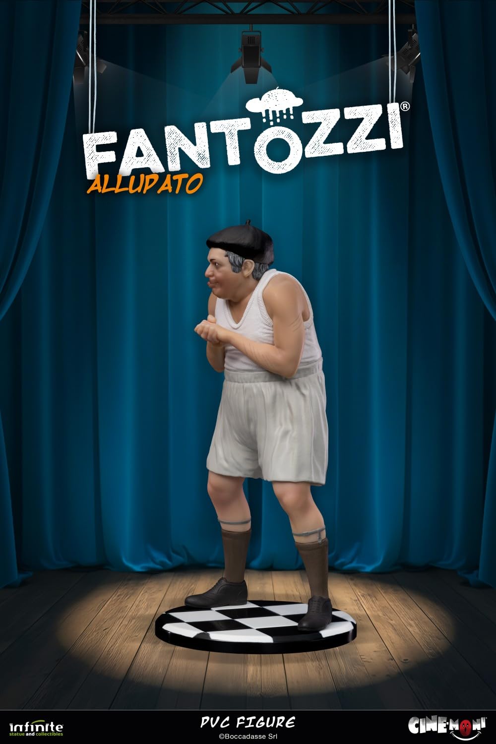 Infinite Statue FANTOZZI - ALLUPATO ! - Scena Film - Statua Figura da Collezione in PVC - altezza 15cm - Ragionier Ugo Fantozzi - Cine-Moni