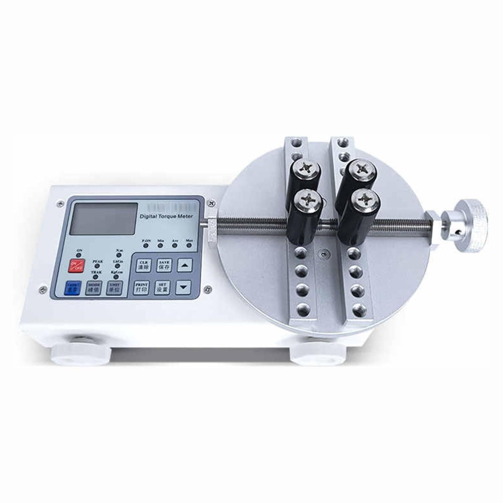 Medidor de torsión tapa botella digital portátil, diámetro sujeción 10-160mm, adecuado for varias formas, herramienta medición precisión