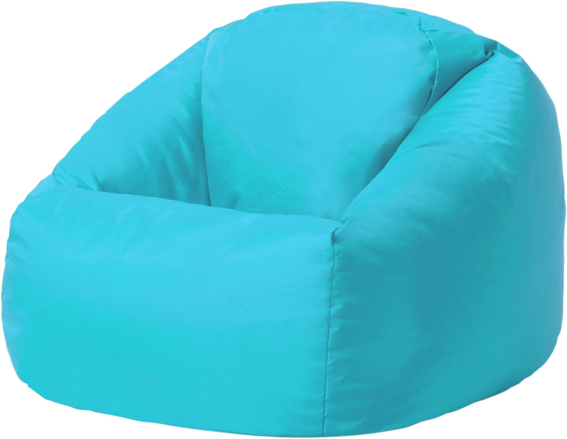 Bean Bag Bazaar Hi-Rest Kids Bean Bag Chair, Aqua Blue, Indoor Outdoor Water-Resistant Fabric, Kids Chair with Filling Included, Garden, Outdoor Seating, Playroom, Bedroom