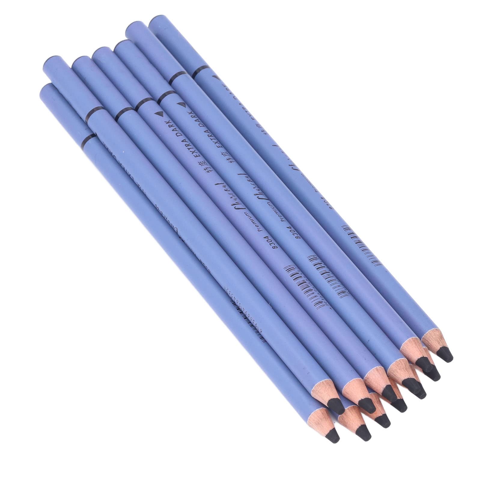 Naroote Kohleschwarzes Weiches Skizzenkunst-Set Zum Zeichnen, 12 Stück Kohlestifte für Figuren, Porträts, Stillleben, Ideal für Künstler und Kunststudenten, Buchenholzmaterial