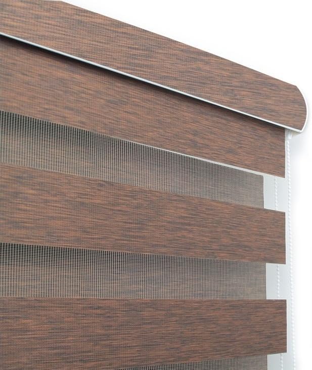 Custom Zebra Blinds Linen Color Roller Shades for Indoor Windows Jute(Max Width 93", Max Length 97")(7 Colors for Choice)