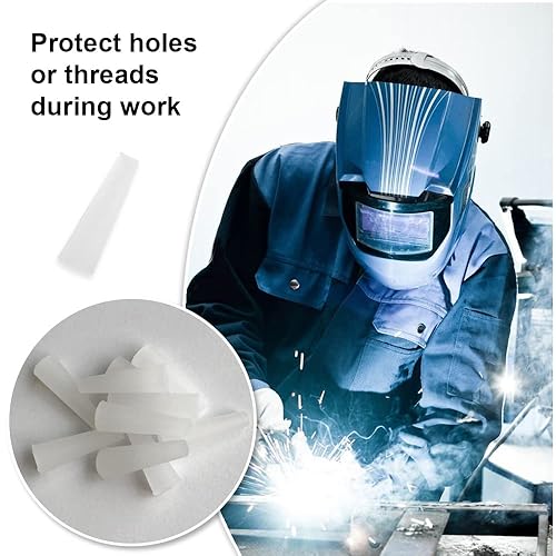 Miniatura 6 de Tapones de goma universales para laboratorio, tapones de goma sólidos universales para pintura en polvo, pintura anodizada, arenado, 50 unidades