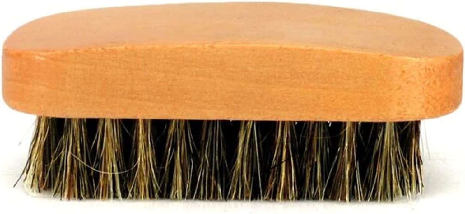 Cepillo for zapatos, cepillos for lustrar zapatos de crin de caballo con cerdas de pelo de caballo for botas, cepillo de limpieza for el cuidado del cuero de los zapatos for cepillo for botas
