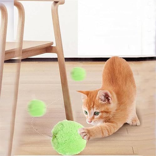 Miniatura 3 de Active Rolling Ball - Juego de juguetes autoautomáticos para perros y gatos, bolas interactivas que se mueven automáticamente, juguetes para perros