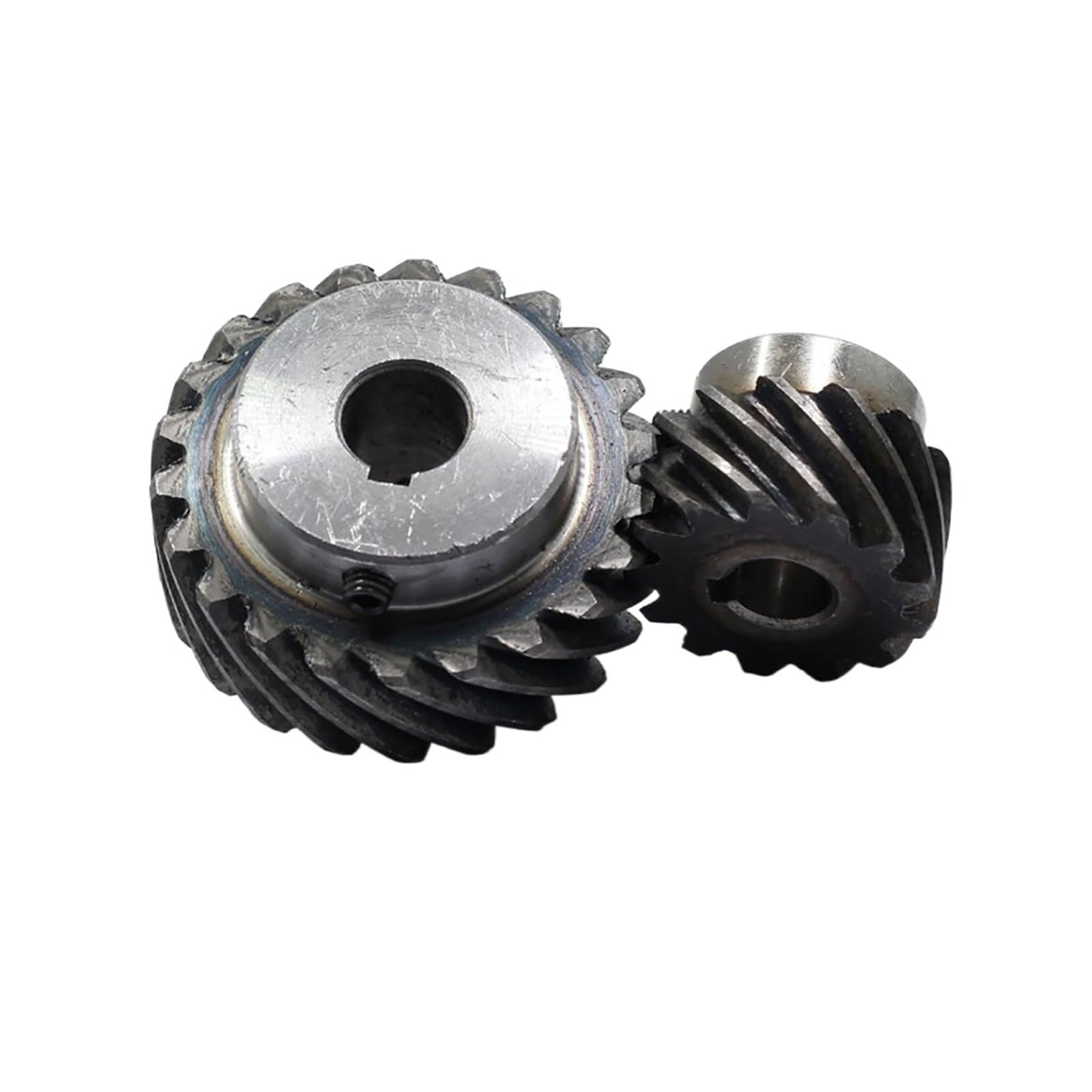 Bevel Gear Pinion Hardware Mechanical 45 Degree Left Helical Gear 2M 12 Teeth Staggered Gear Machinery Transmission Parts Bore 10mm 12mm 14mm 15mm(15mm 5mm)