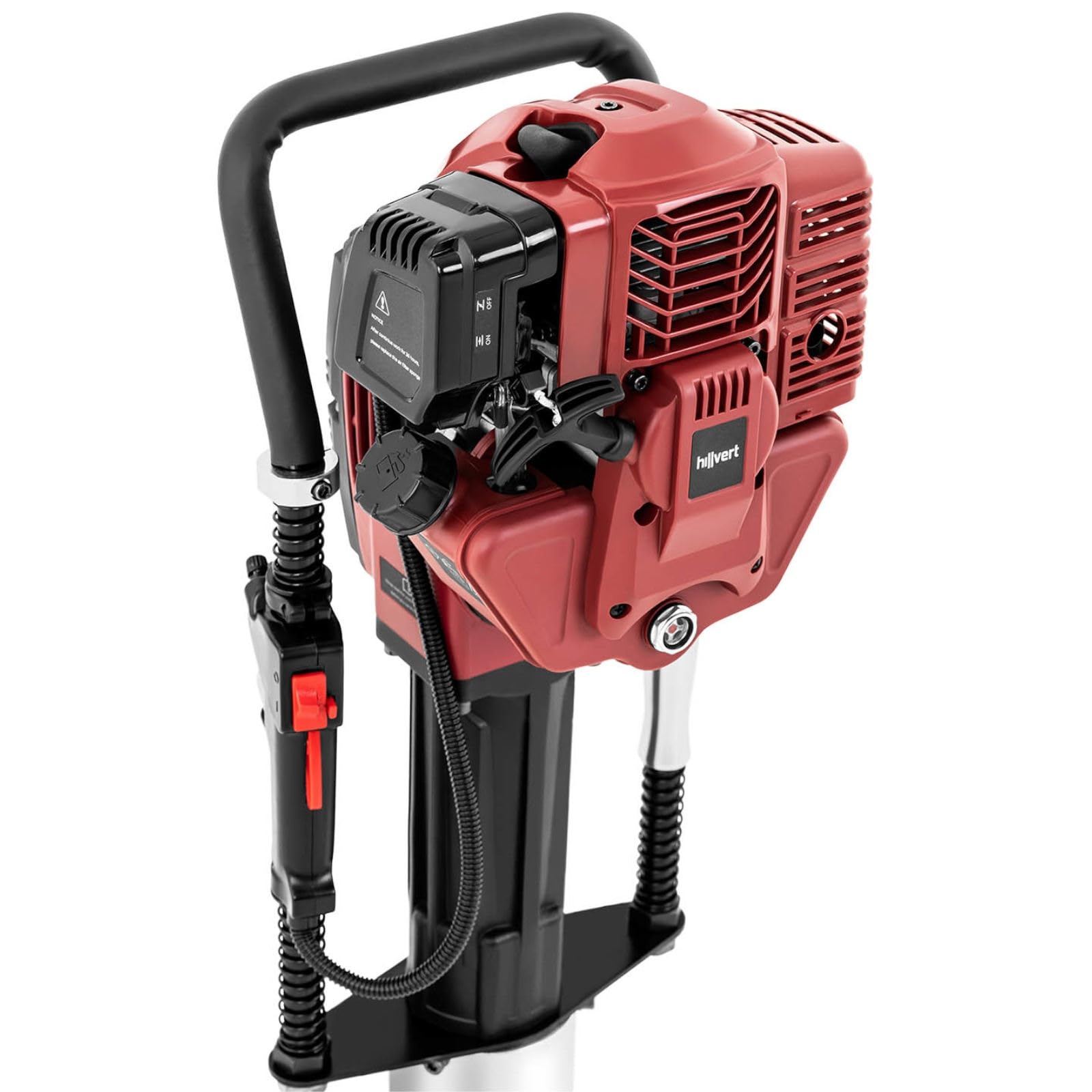 MSW Clavadora De Estacas Y Postes Con Motor HT-PILOT-1500 (Frecuencia de impacto: 700-1.350 golpes/min, Energía de impacto: 20-55 J, Potencia: 1.500 W)